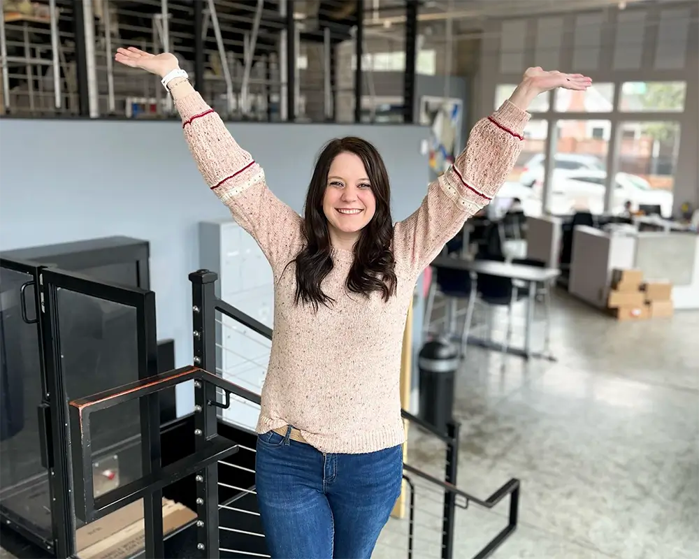 Samantha at Cornerstone Coworking