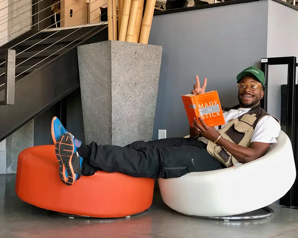 Taking a break at Cornerstone Coworking